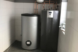 Warmtepompsysteem geïnstalleerd