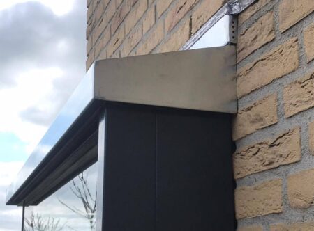 Bloemkozijn bekleden met zink