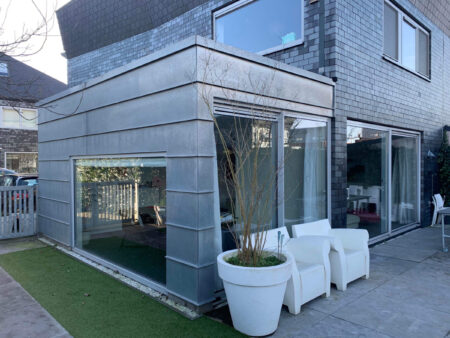 Uitbouw met fels bekleding | Carool Installatiebedrijf