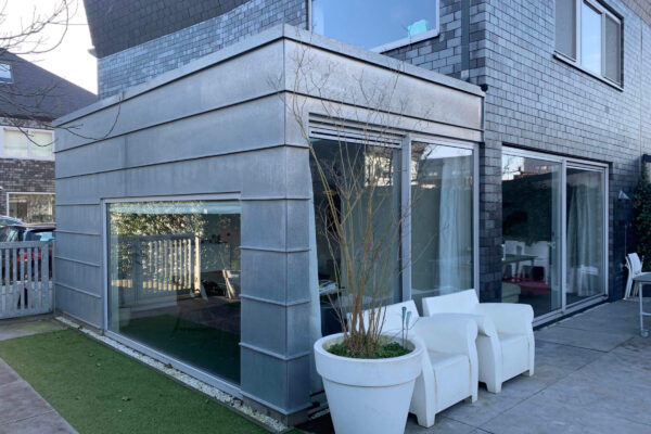 Uitbouw met fels bekleding | Carool Installatiebedrijf